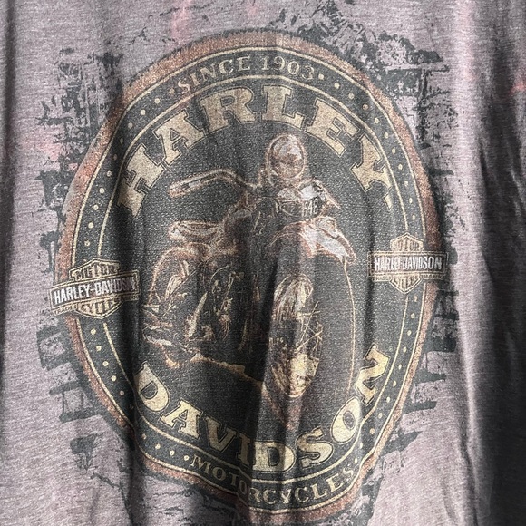 Harley-Davidson Men's dark maroon T-Shirt - Picture 4 of 10